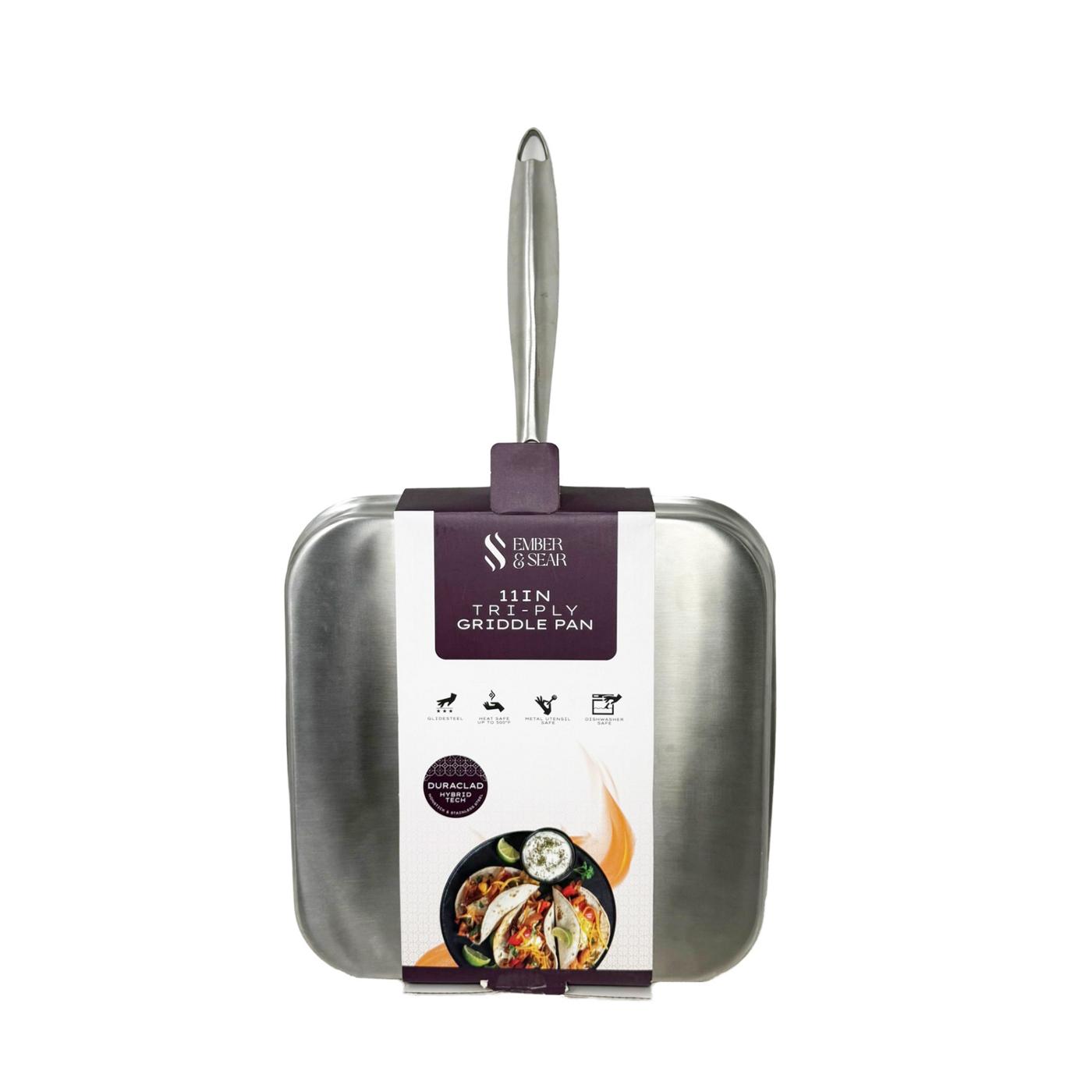 Ember & Sear Tri-Ply Stainless Steel Griddle; image 2 of 2