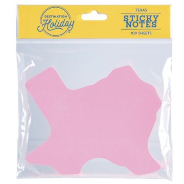 Destination Holiday Jumbo Texas Sticky Notes, 100 ct, 4'' x 6''