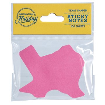 Destination Holiday Small Texas Blue Sticky Notes, 100 ct, 3.15'' x 3.15''