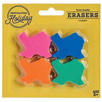 Destination Holiday Mini Texas Erasers
