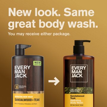 Every Man Jack Men's Hydrating Body Wash - Sandalwood