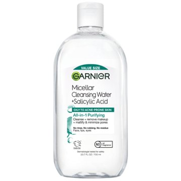 Garnier Micellar Cleansing Water & Makeup Remover With Salicylic Acid, 23.7 oz