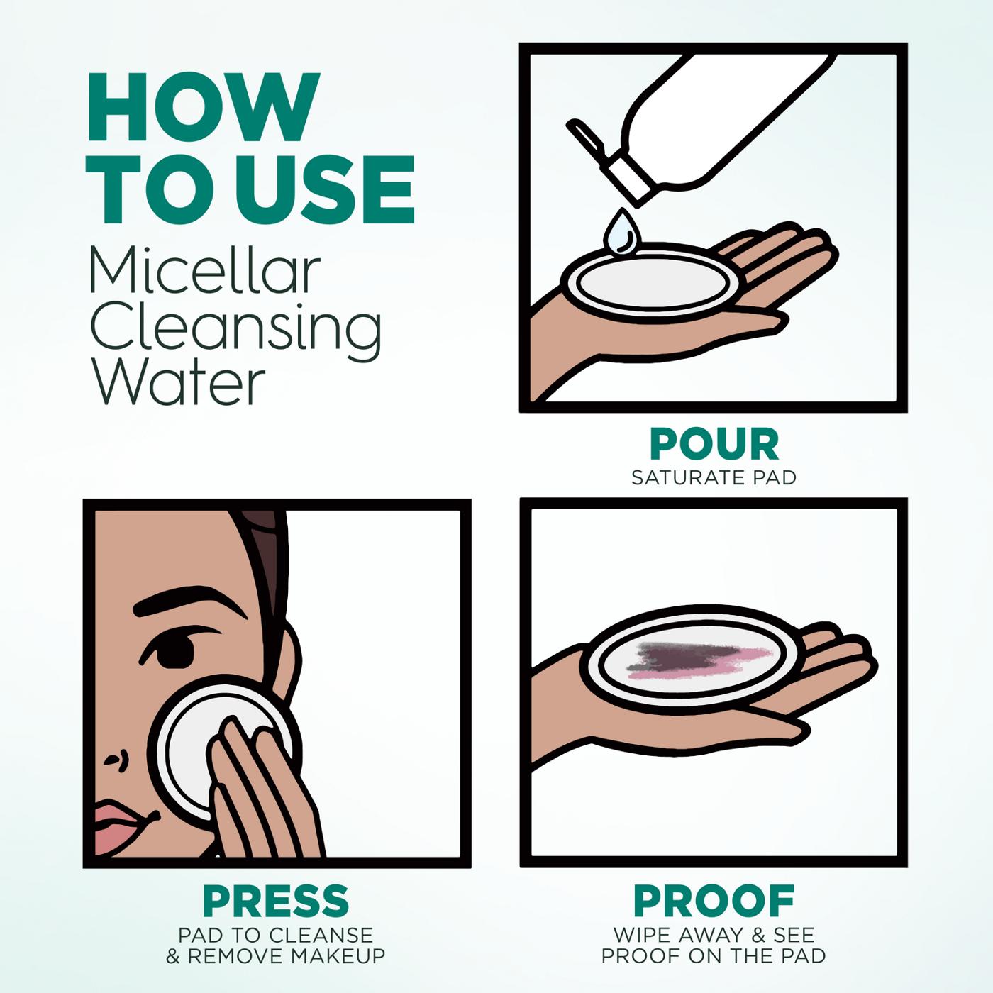 Garnier Micellar Cleansing Water & Makeup Remover With Salicylic Acid; image 3 of 4