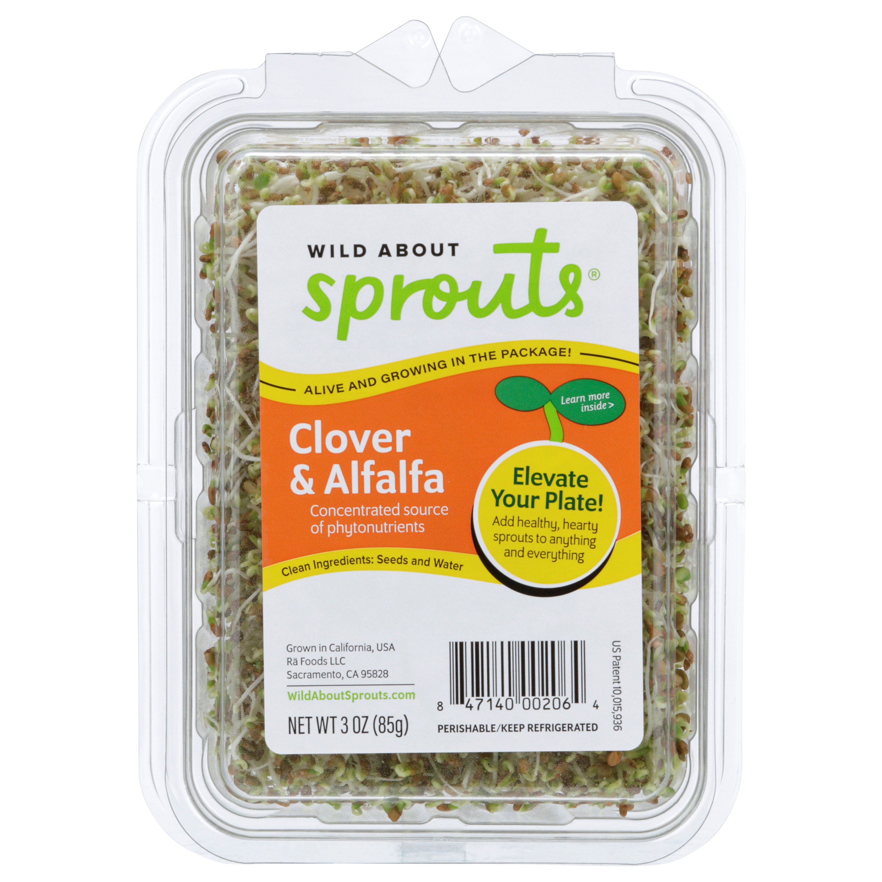 Wild About Sprouts Fresh Clover & Alfalfa, 3 oz | Central Market ...