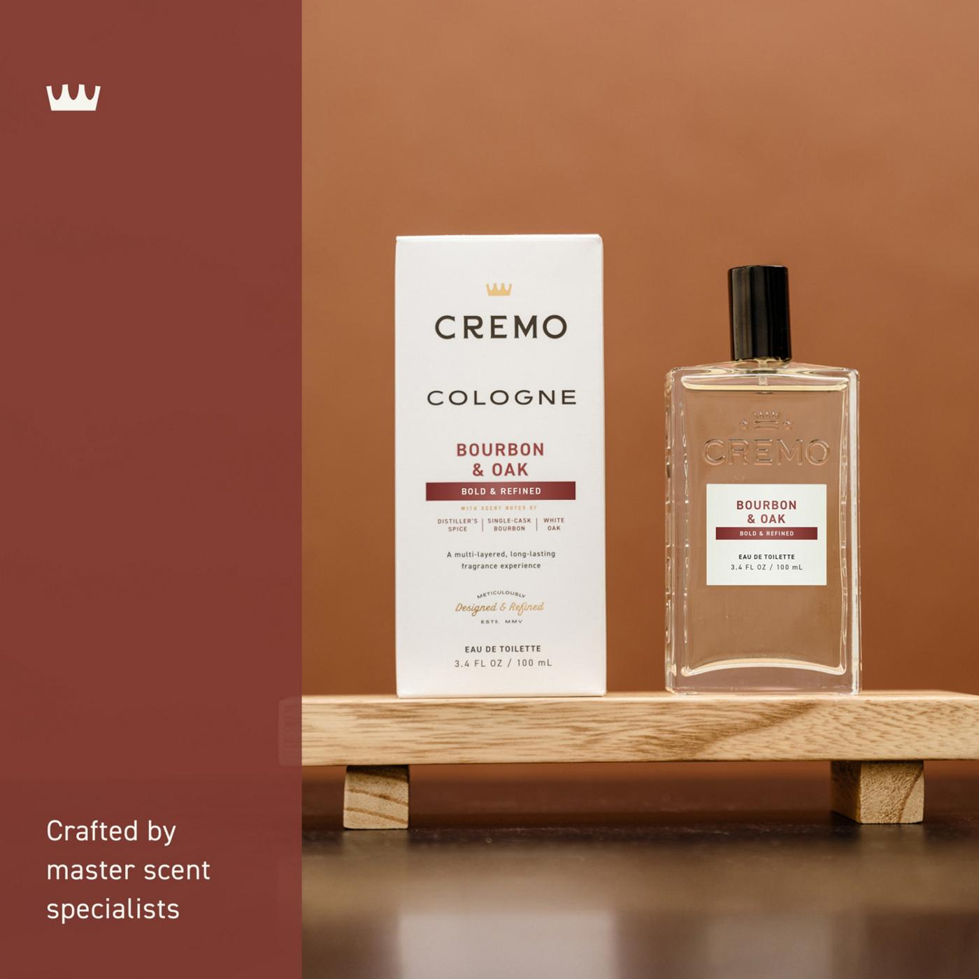 Cremo Men's Spray Cologne - Bourbon & Oak; image 5 of 9