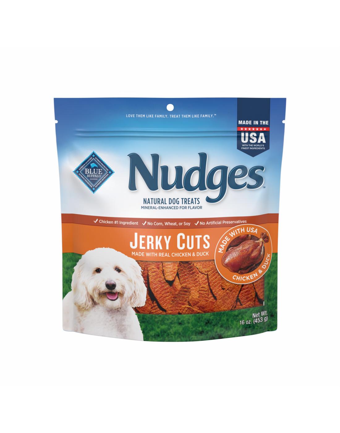Blue Buffalo Nudges Jerky Cuts Dog Treats - Chicken & Duck; image 1 of 2