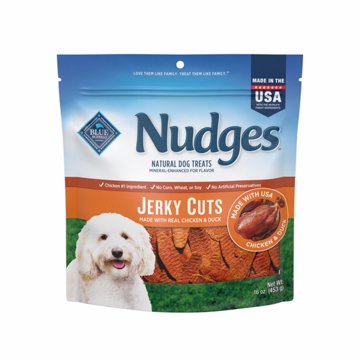 Blue Buffalo Nudges Jerky Cuts Dog Treats - Chicken & Duck, 16 oz