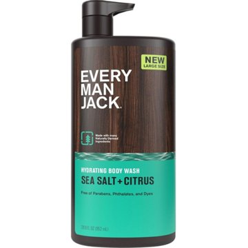 Every Man Jack Men's Hydrating Body Wash - Sea Salt & Citrus