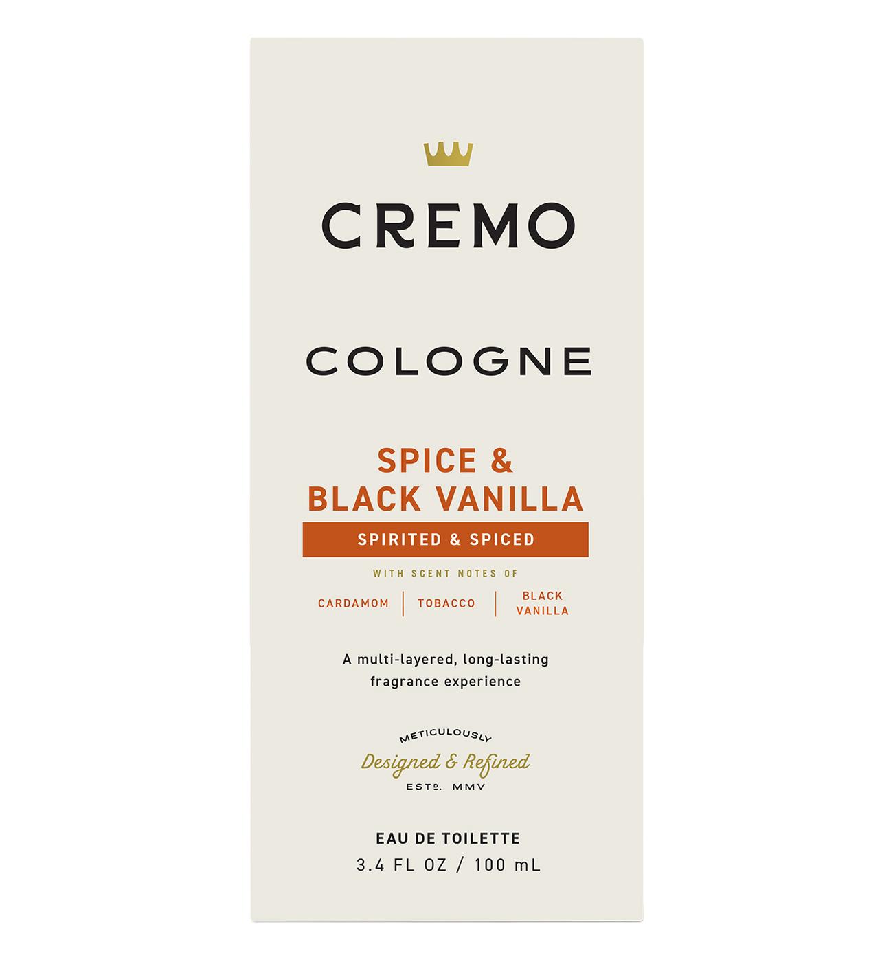 Cremo Men's Spray Cologne - Spice & Black Vanilla; image 1 of 9