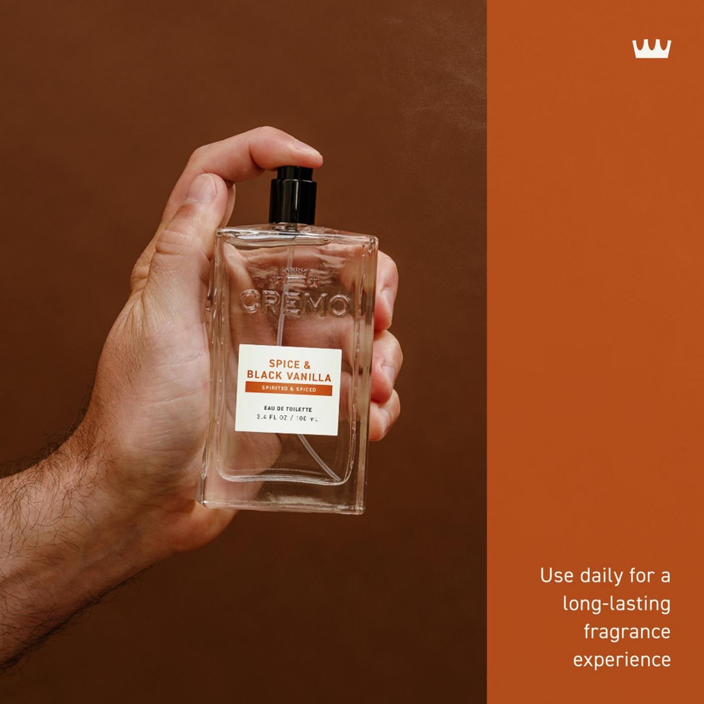 Cremo Men's Spray Cologne - Spice & Black Vanilla; image 5 of 9