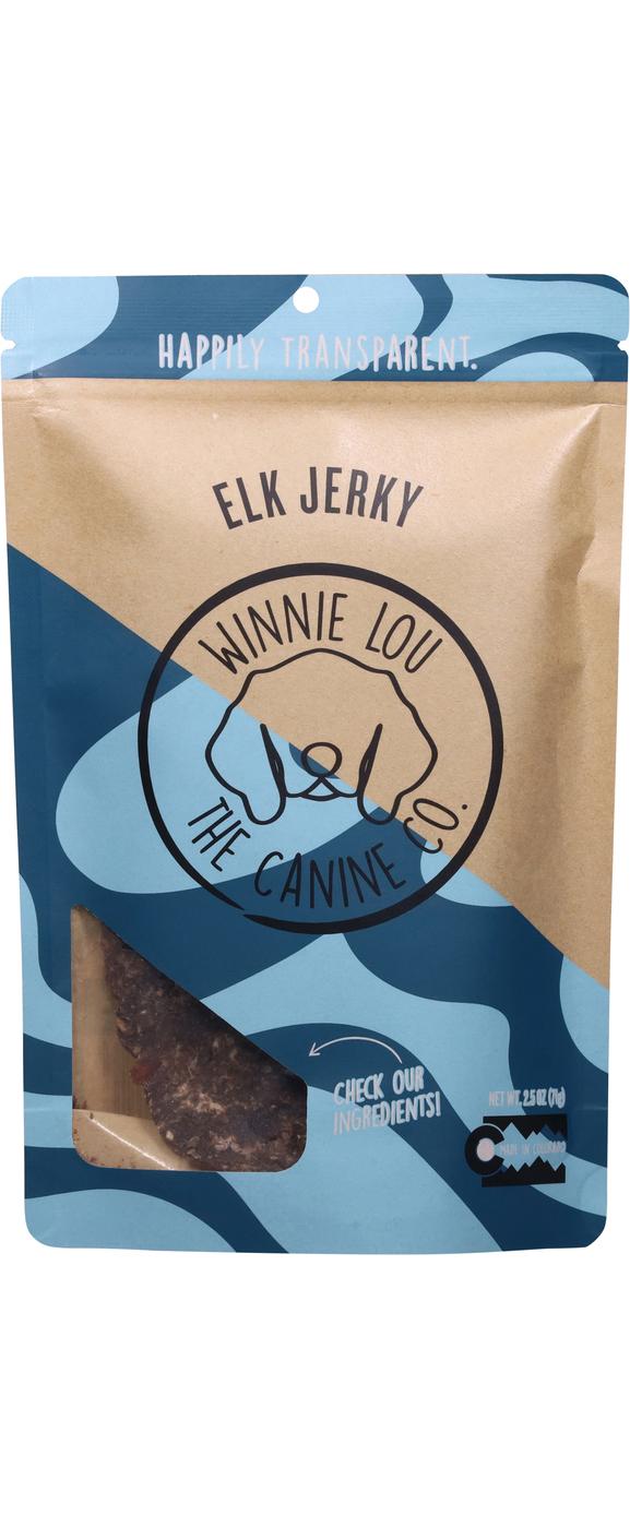 Winnie Lou Elk Jerky Dog Treat; image 1 of 2