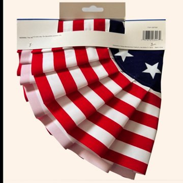 Destination Holiday Bunting Flag Patriotic Banner, 96''