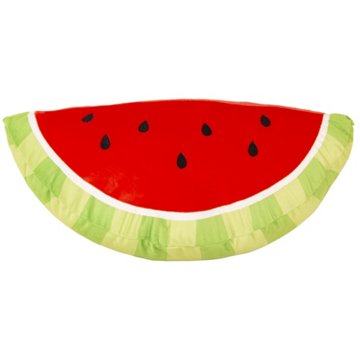Destination Holiday Watermelon Figural Pillow, 16.14'' x 7.87''