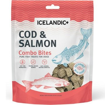 Icelandic+ Cod & Salmon Combo Bites Dog Treats