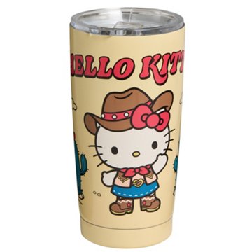 Sanrio Western Hello Kitty Stainless Steel Tumbler, 20 oz