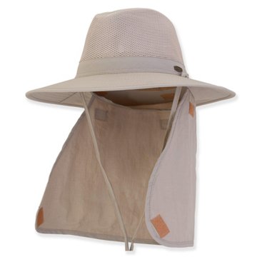 Sun N Sand Men's Outdoor Hat with Neck Guard