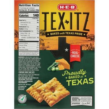 H-E-B Tex-Itz Jalapeño Cheese Crackers