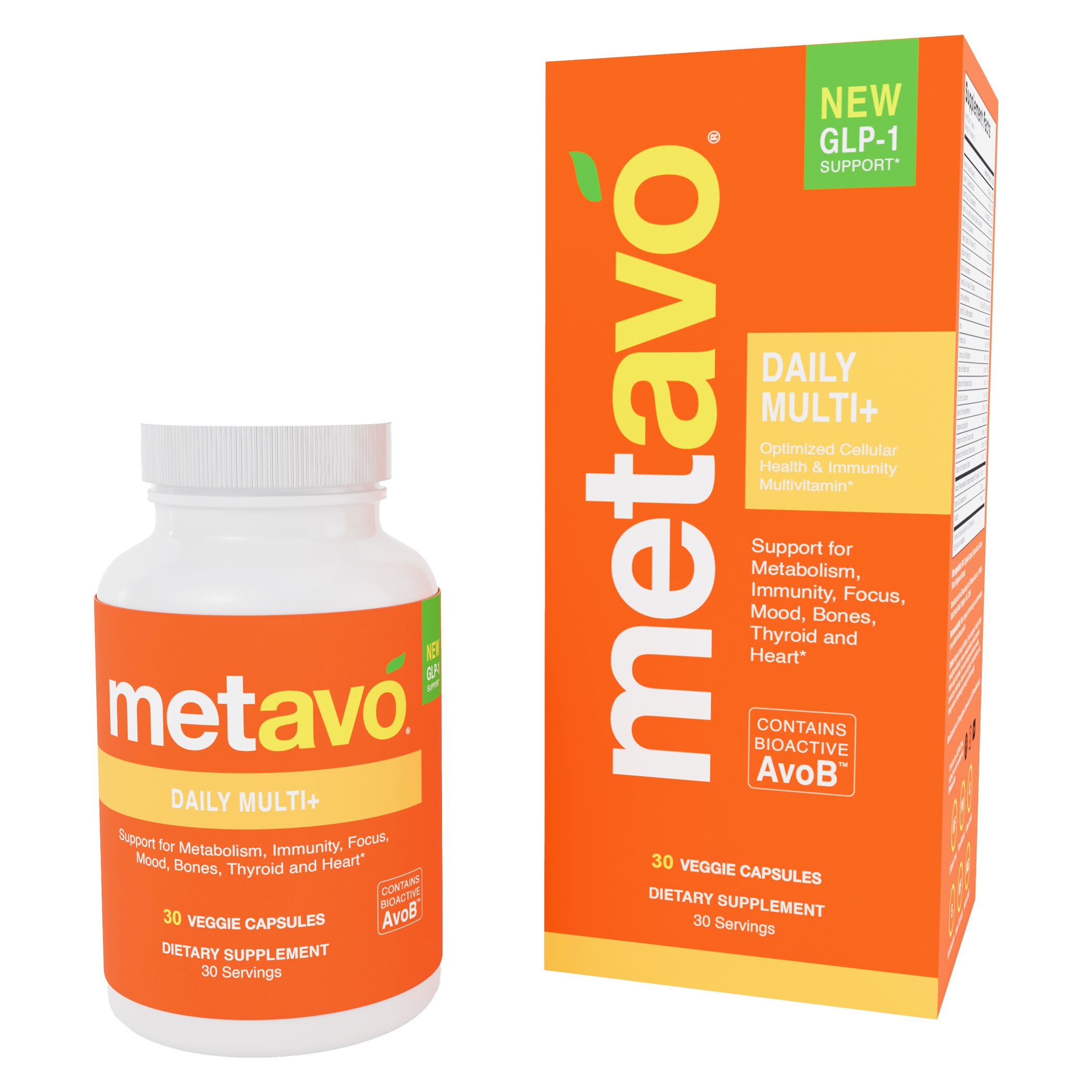 Metavo Daily Multi Support Veggie Capsules with GLP-1