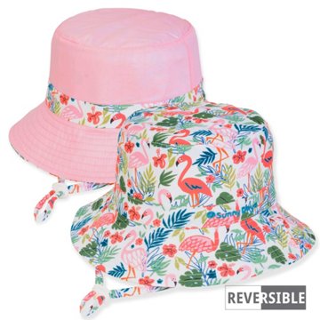Sun N Sand Youth Flamingo Reversible Bucket Hat