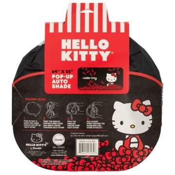 Hello Kitty Pop-Up Auto Sunshade, 64'' x 32''