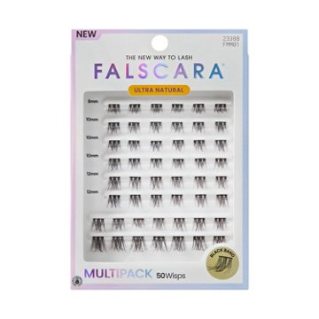 KISS Falscara Ultra Natural Wisps Multipack - Black, 50 ct