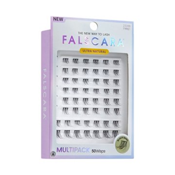 KISS Falscara Ultra Natural Wisps Multipack - Black, 50 ct