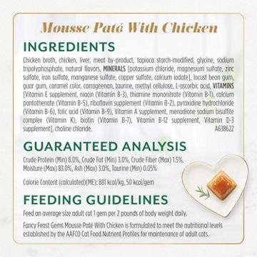 Fancy Feast Purina Gems Wet Cat Food Pate Variety Pack - Chicken And Beef