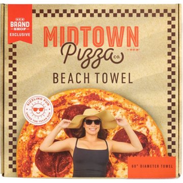 H-E-B Brand Shop Midtown Pizza Beach Towel, 60''
