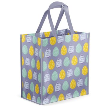 Destination Holiday Small Easter Eggs Reusable Shopping Bag, 10" x 13"