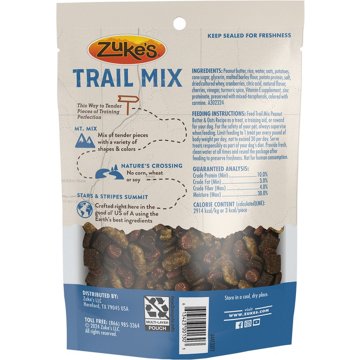 Zuke's Trail Mix Dog Treats - Peanut Butter & Oats