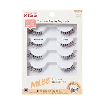 KISS My Lash But Better False Lashes - Soft Whisper, 4 pairs