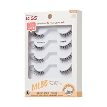 KISS My Lash But Better False Lashes - Soft Whisper, 4 pairs