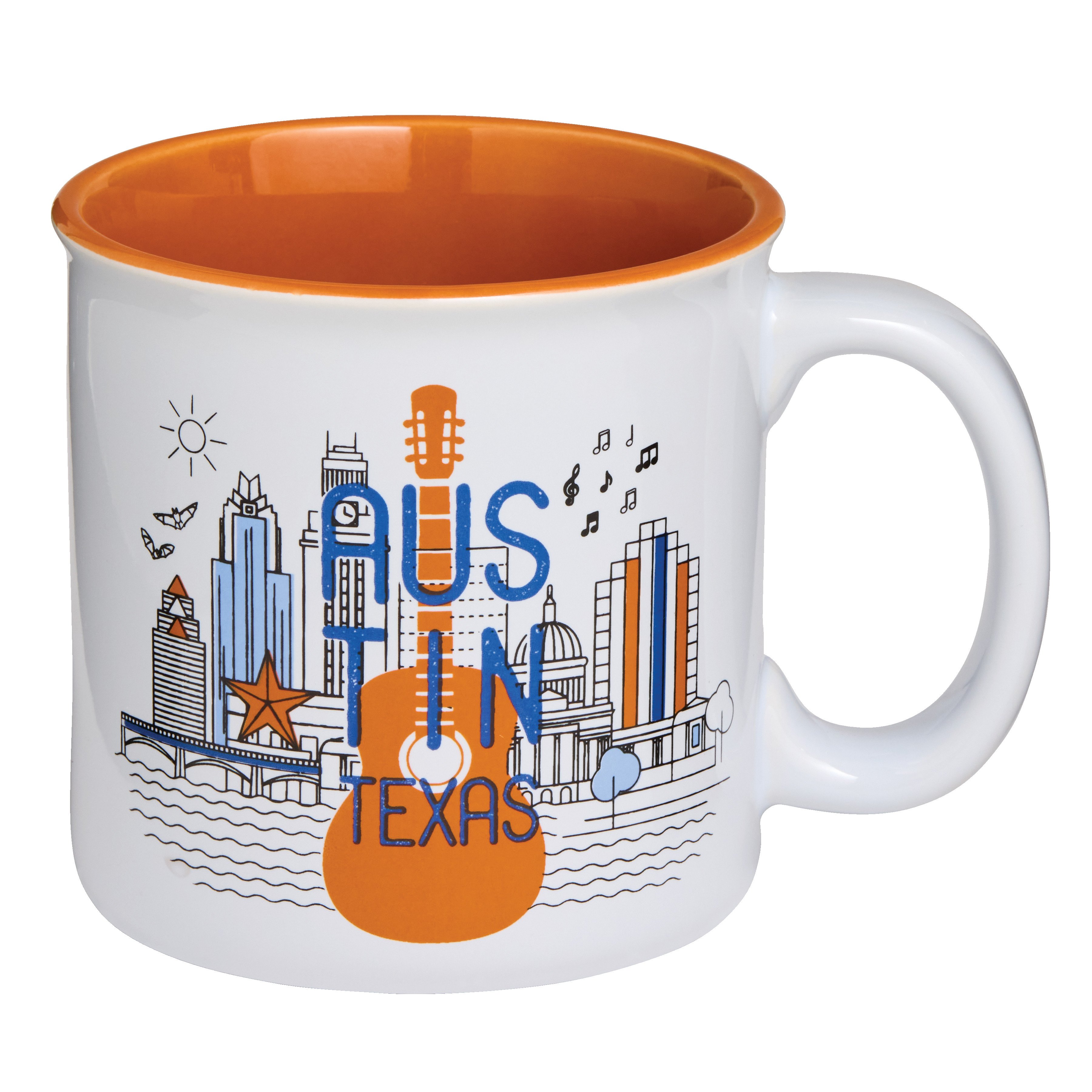 Texas Bright 22 oz Austin Texas Coffee Mug - Shop Glasses & mugs at H-E-B