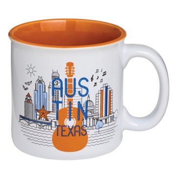 Texas Bright 22 oz Austin Texas Coffee Mug