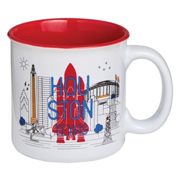 Texas Bright 22 oz Houston Texas Coffee Mug