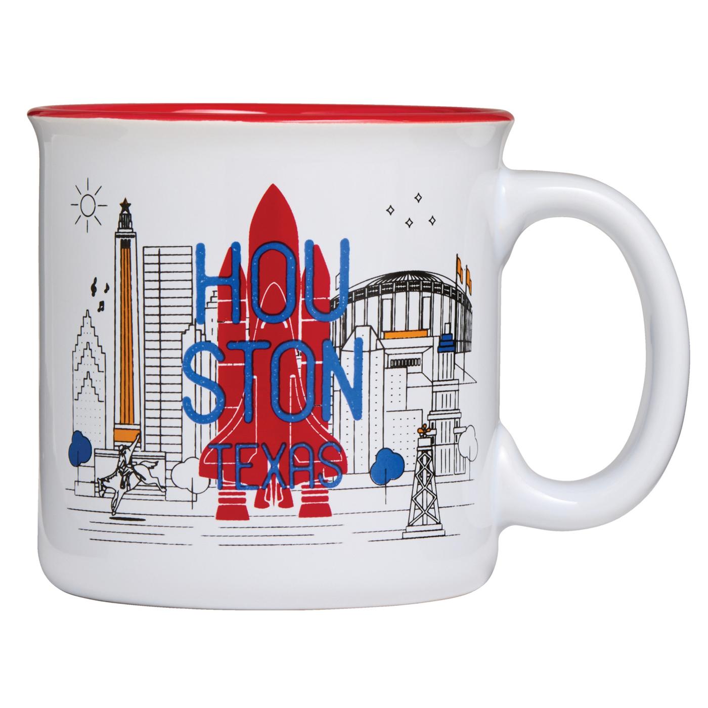 Texas Bright 22 oz Houston Texas Coffee Mug; image 2 of 3