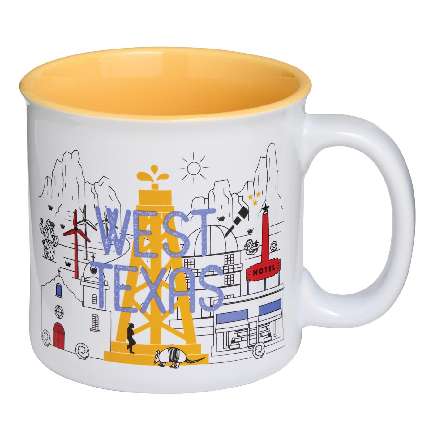 Texas Bright 22 oz West Texas Coffee Mug; image 1 of 3