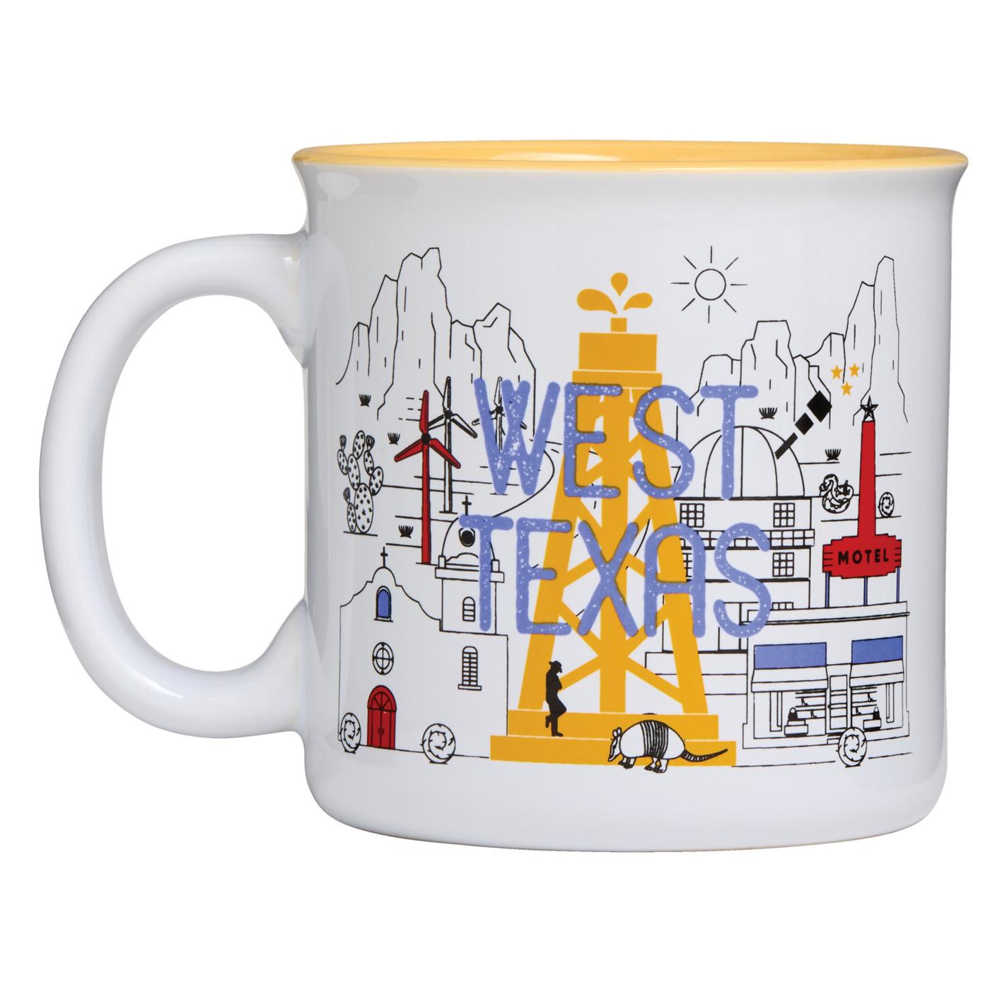 Texas Bright 22 oz West Texas Coffee Mug; image 2 of 3