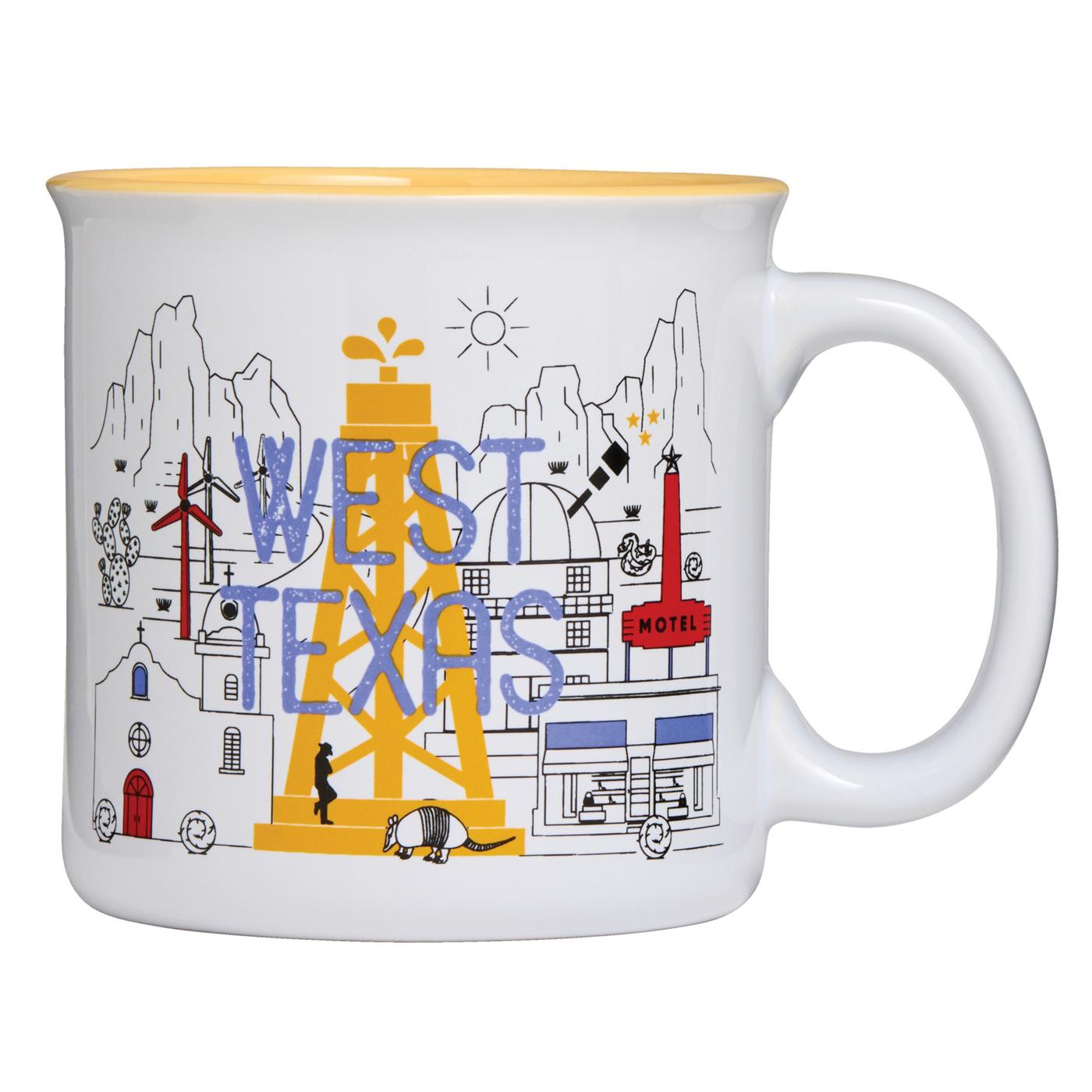 Texas Bright 22 oz West Texas Coffee Mug; image 3 of 3