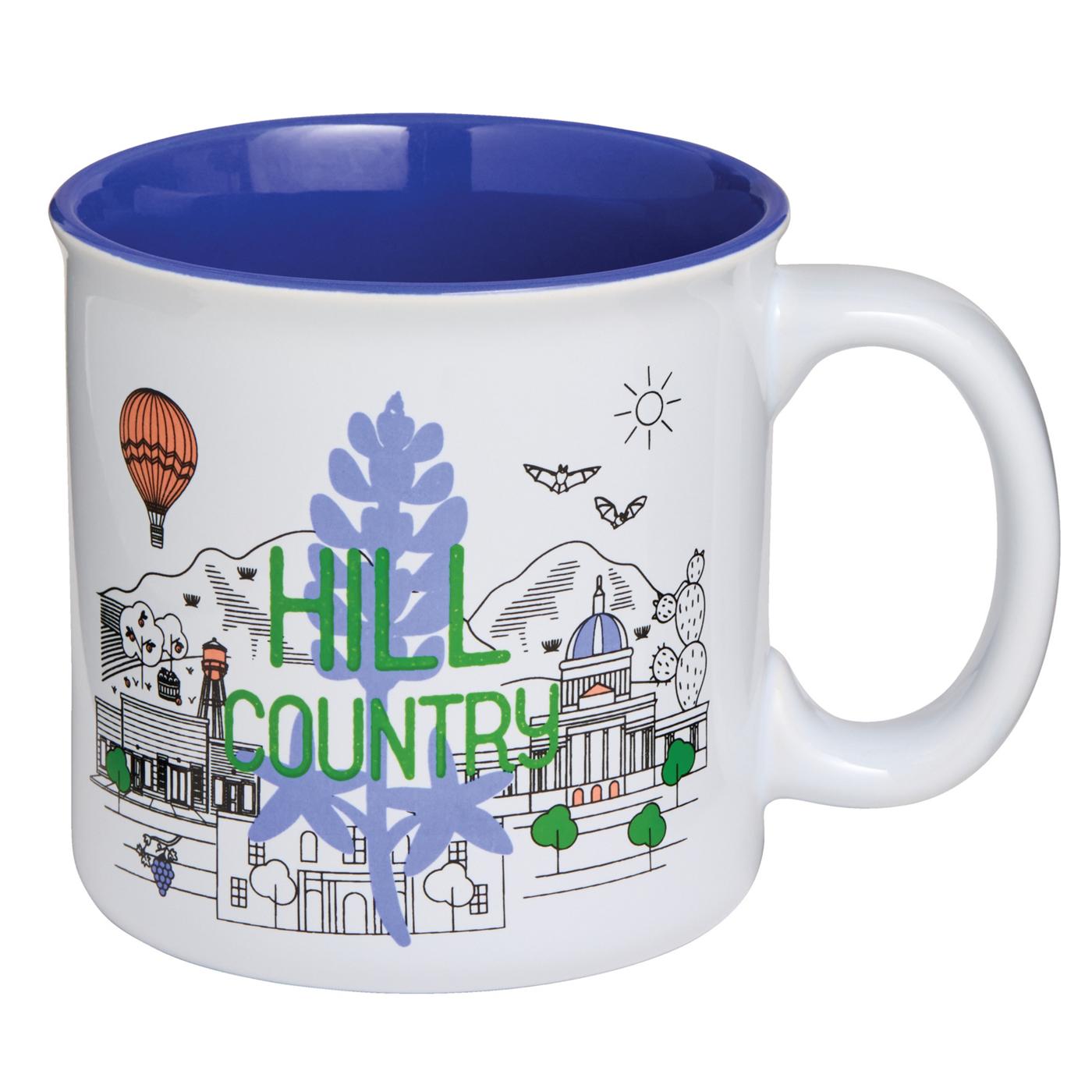 Texas Bright 22 oz Hill Country Coffee Mug; image 1 of 3