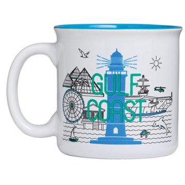 Texas Bright 22 oz Gulf Coast Coffee Mug