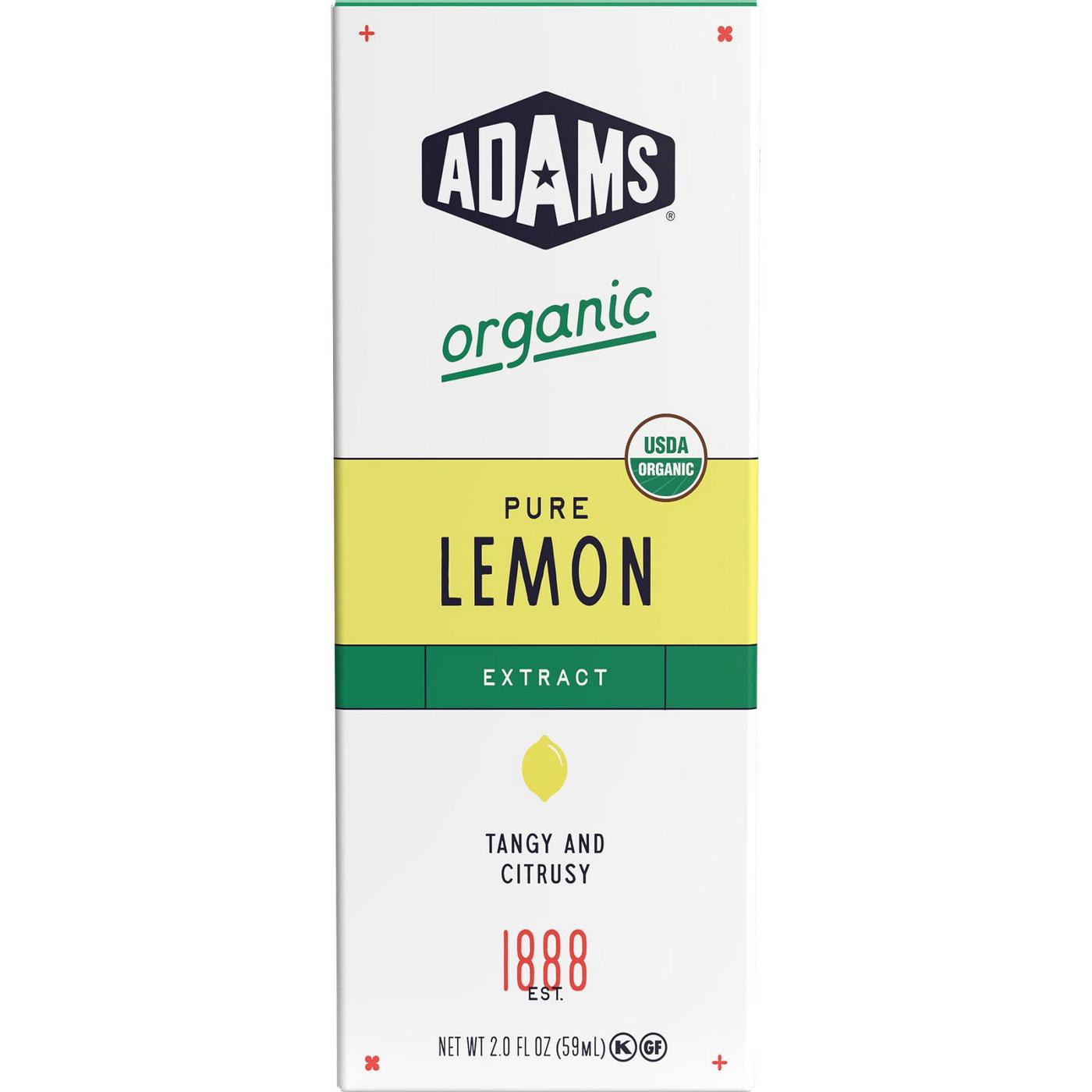 Adams Pure Lemon Extract; image 1 of 3