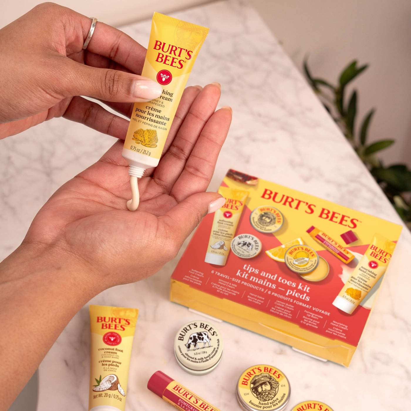 Burt's Bees Tips and Toes Gift Set; image 6 of 17