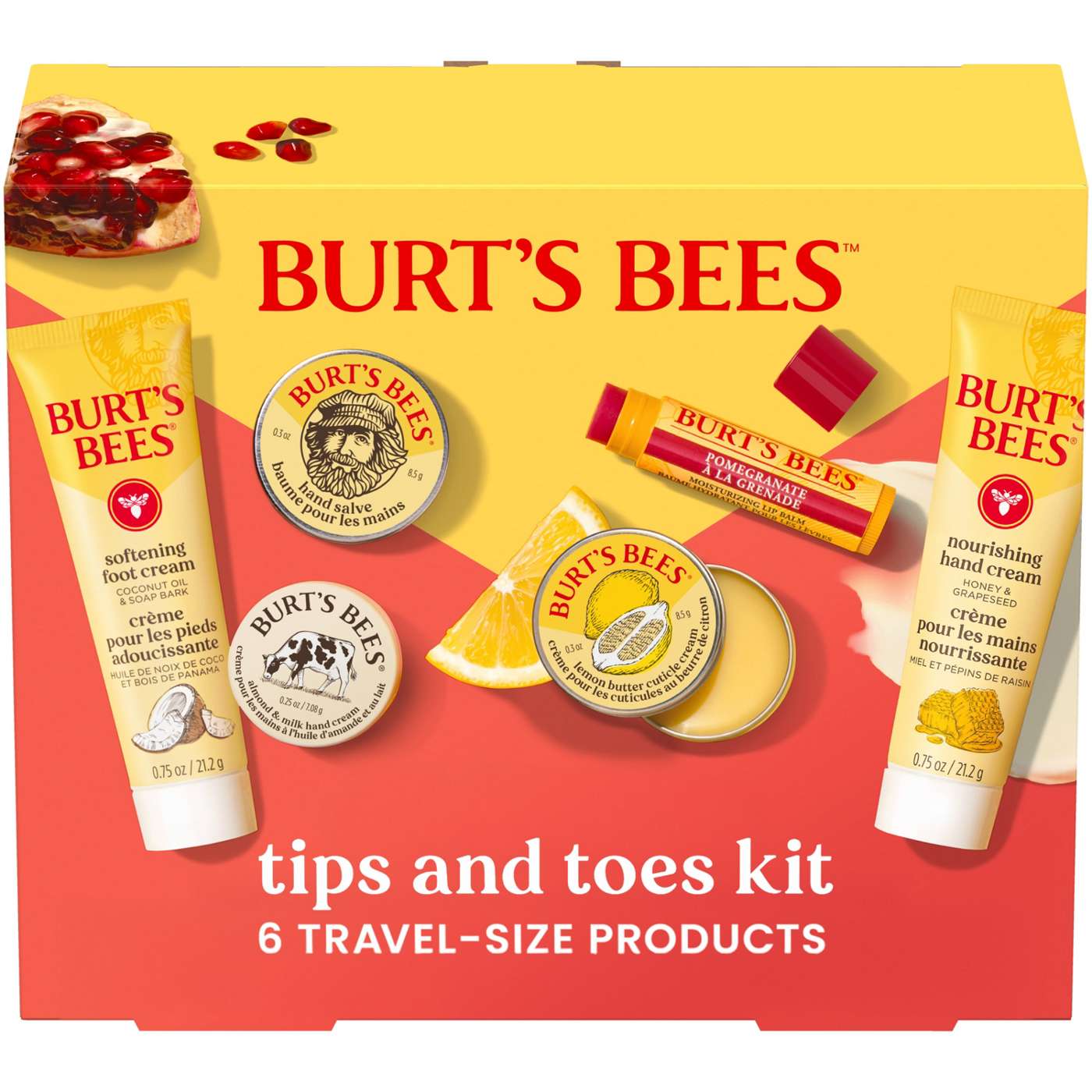 Burt's Bees Tips and Toes Gift Set; image 1 of 17