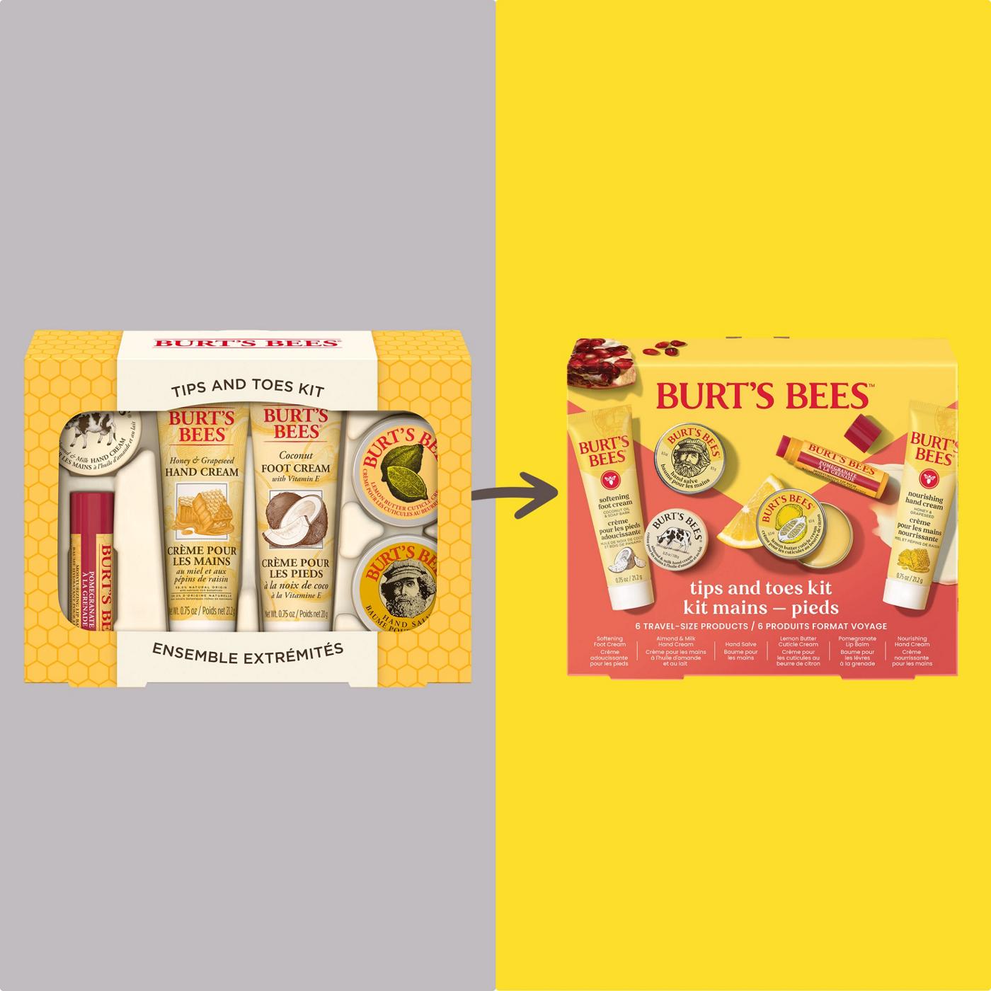 Burt's Bees Tips and Toes Gift Set; image 10 of 17