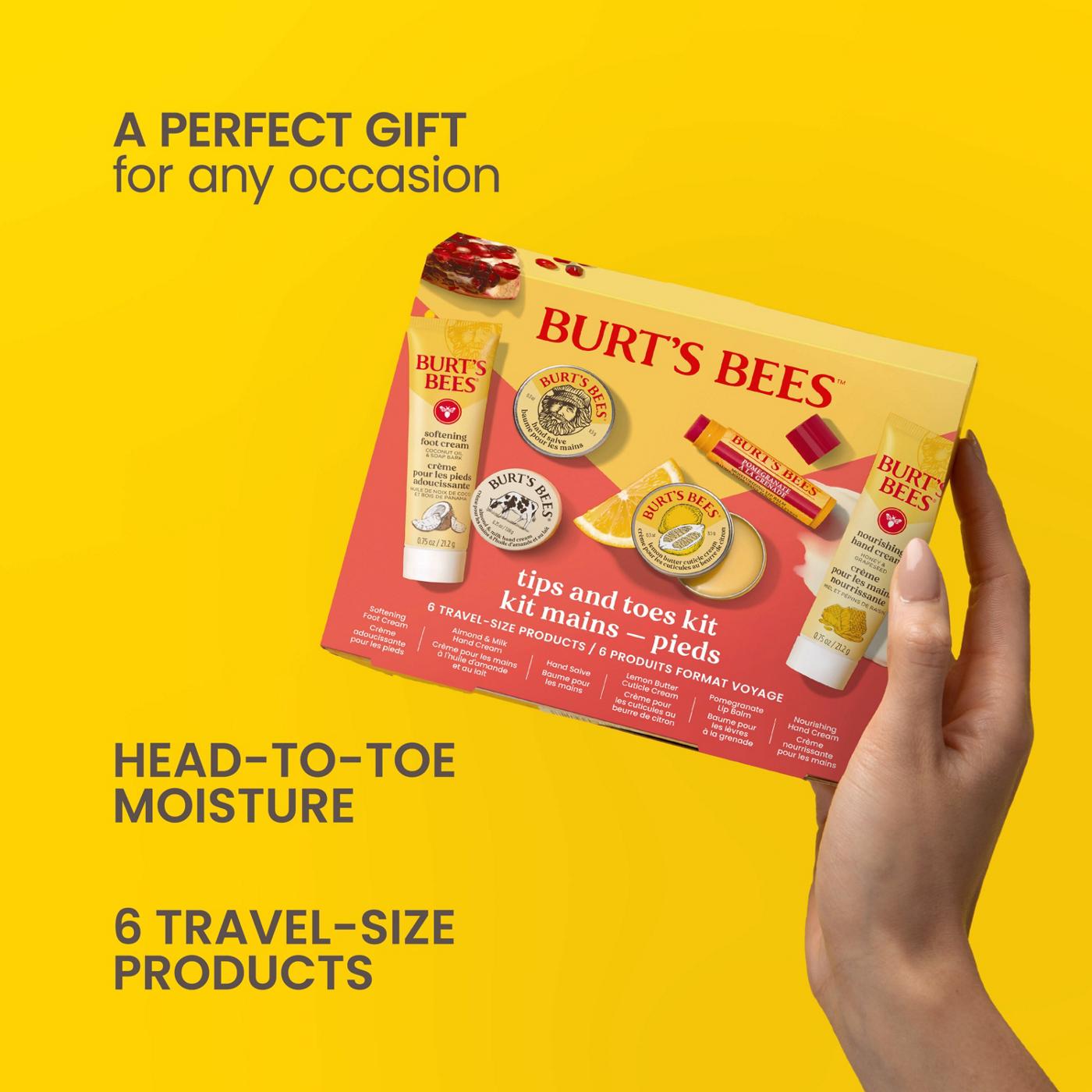 Burt's Bees Tips and Toes Gift Set; image 11 of 17