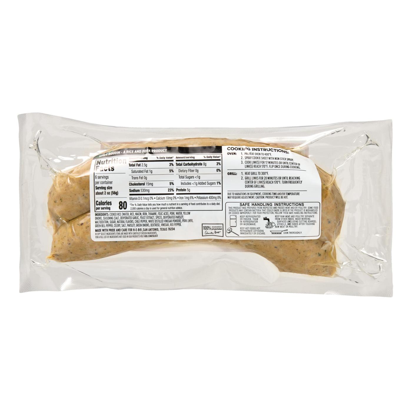 Bayou Boil House by H-E-B Spicy Boudin; image 2 of 2