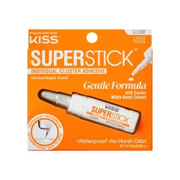 KISS Superstick Waterproof Lash Adhesive - Clear Transparent