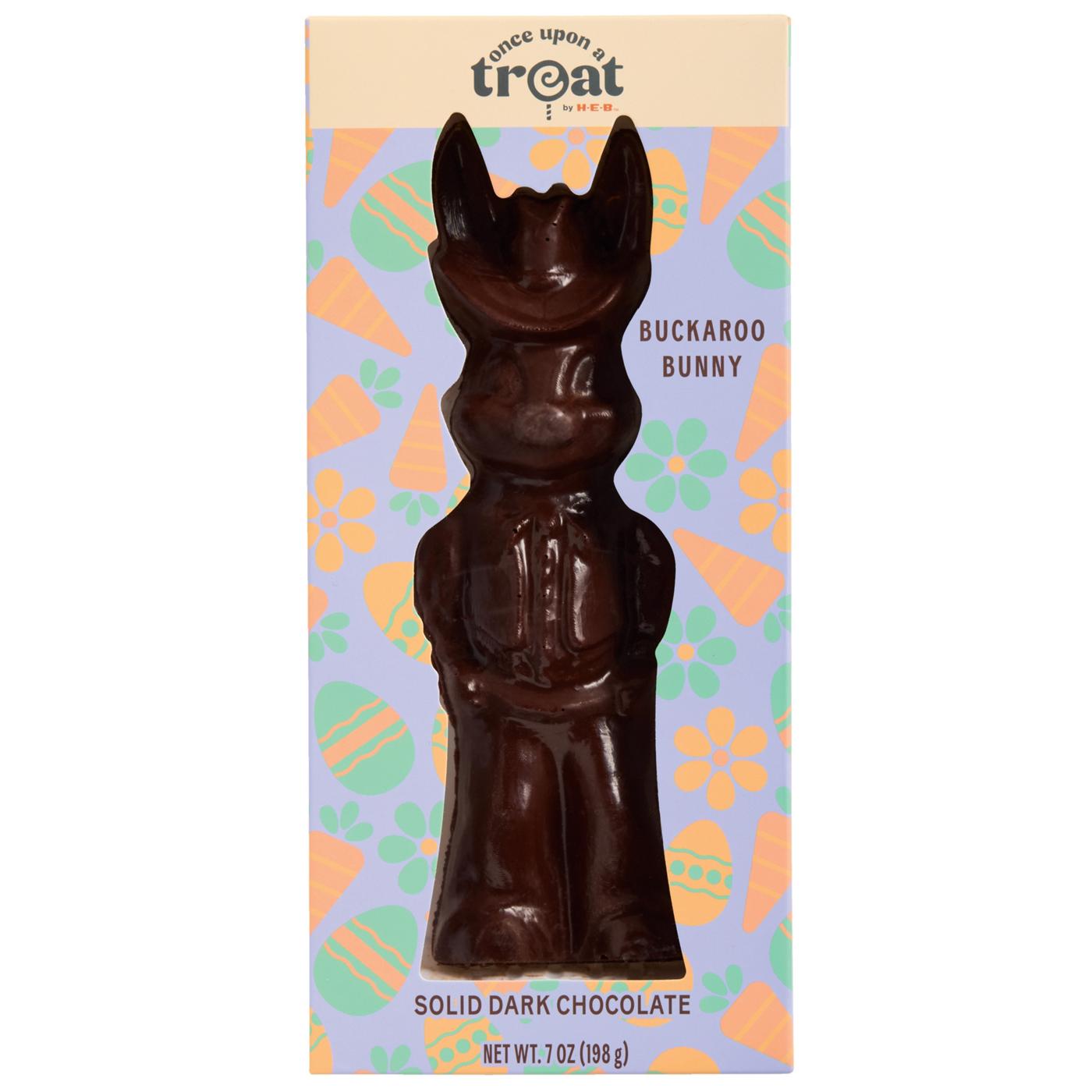 Once Upon a Treat by H-E-B Buckaroo Bunny Solid Dark Chocolate Easter Candy; image 1 of 10