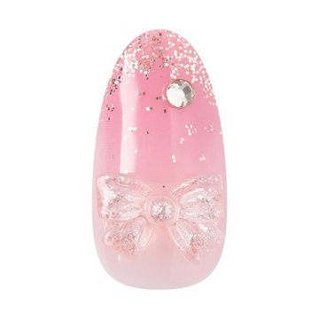KISS imPRESS No Glue Manicure Nails - Premium Venus (Pink Almond Medium Nails), 30 ct